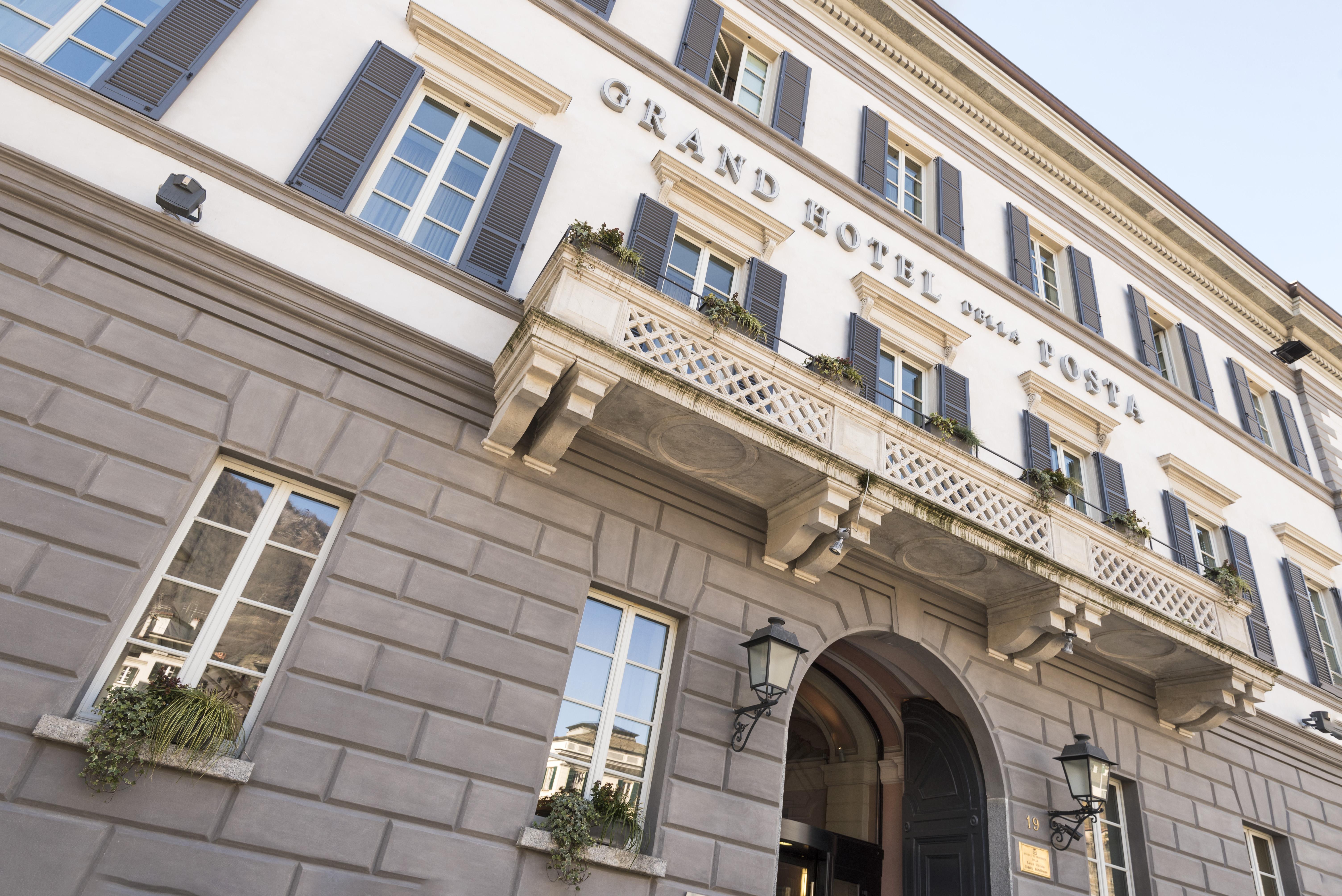 Grand Hotel Della Posta Sondrio Exterior foto
