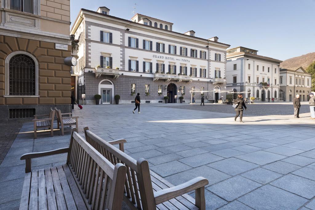 Grand Hotel Della Posta Sondrio Exterior foto